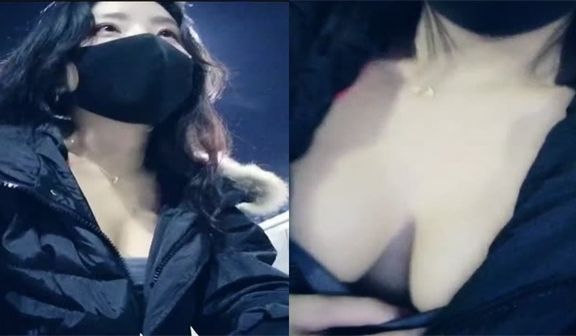 寒冬欲火难耐！风骚小姐姐主动勾搭野汉子，小树林激